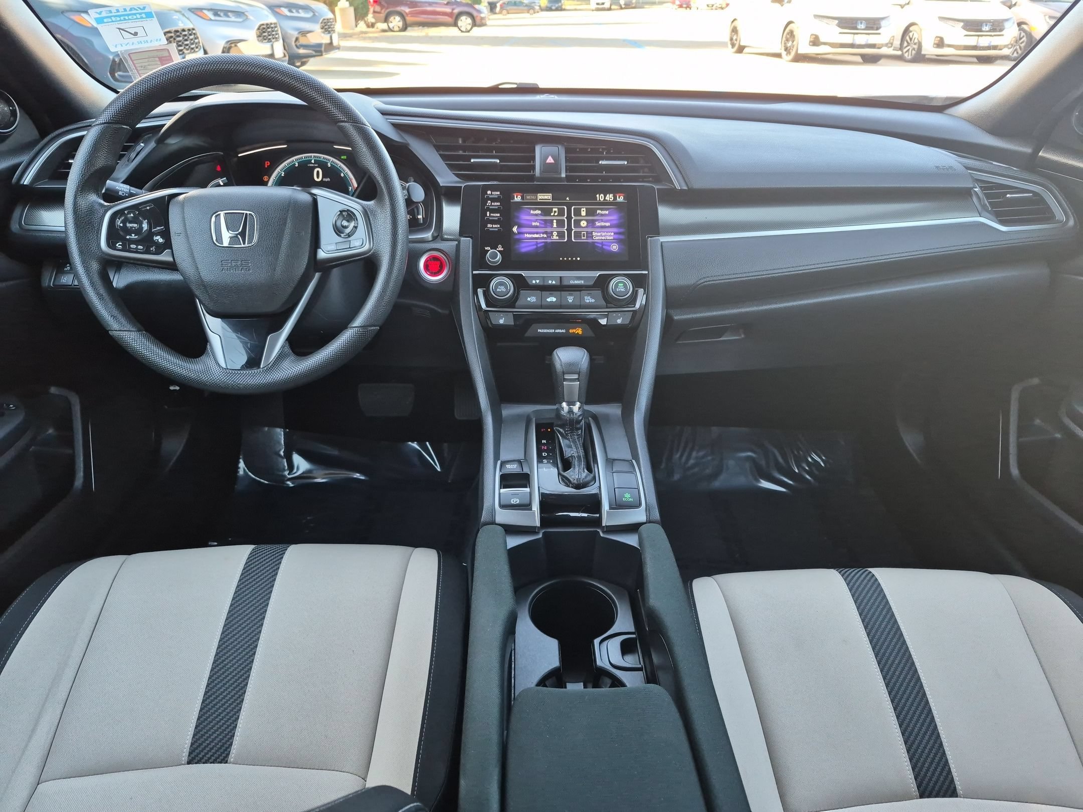 Certified Used 2019 White Orchid Pearl Honda EX Hatchback image 24