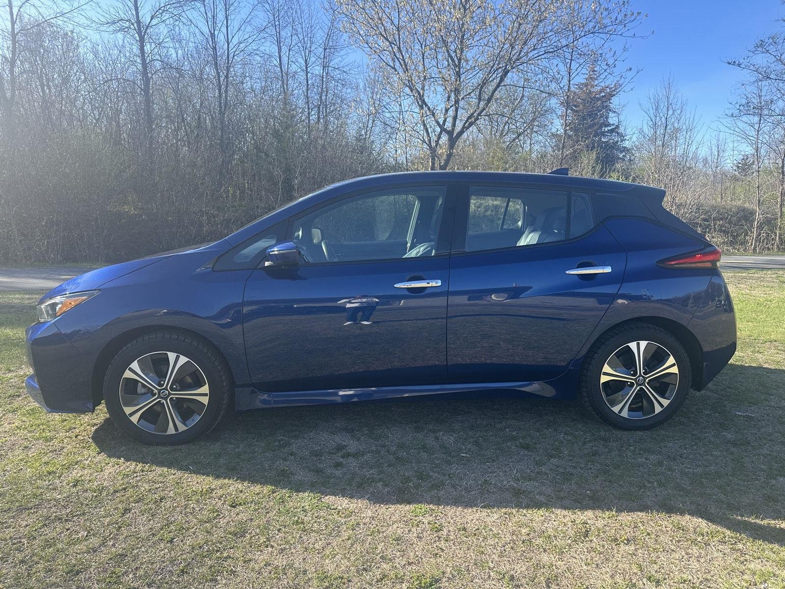 Used 2021 Nissan Leaf SL Plus with VIN 1N4BZ1DV3MC552189 for sale in Waconia, Minnesota