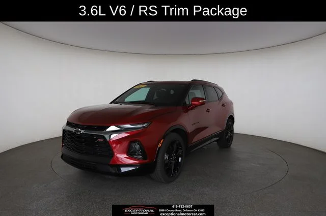 Used 2021 Red Chevrolet RS image 1
