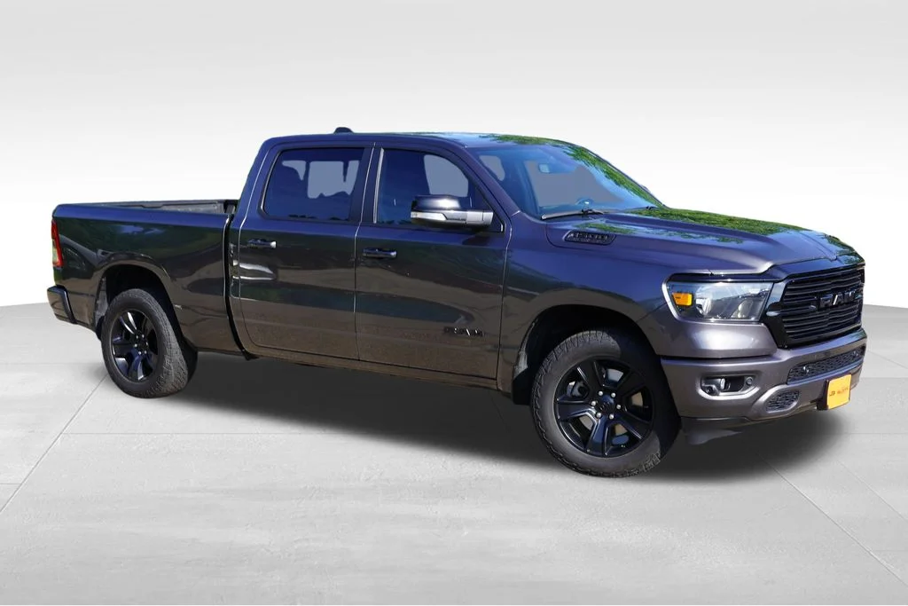 Certified Used 2021 Granite Crystal Metallic Clearcoat Ram Big Horn image 2