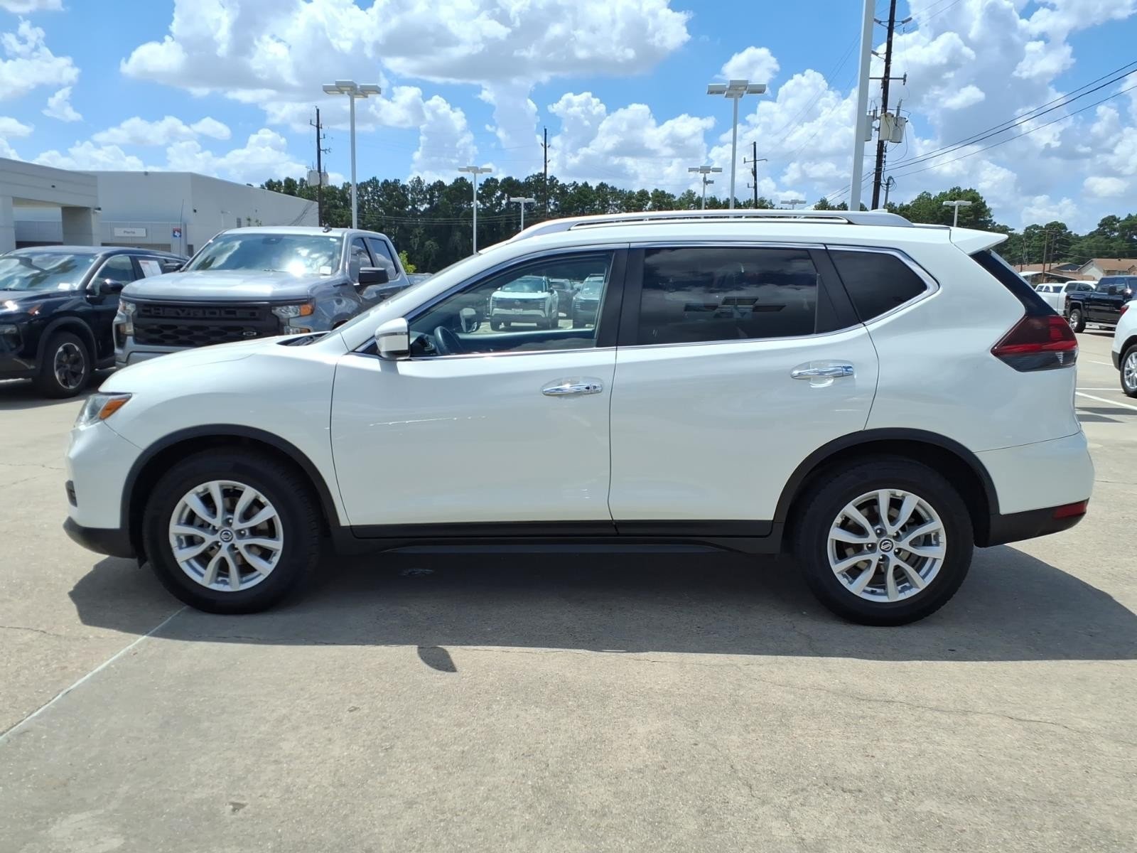 2019 Nissan Rogue SV White at Ron Craft Chevrolet Cadillac