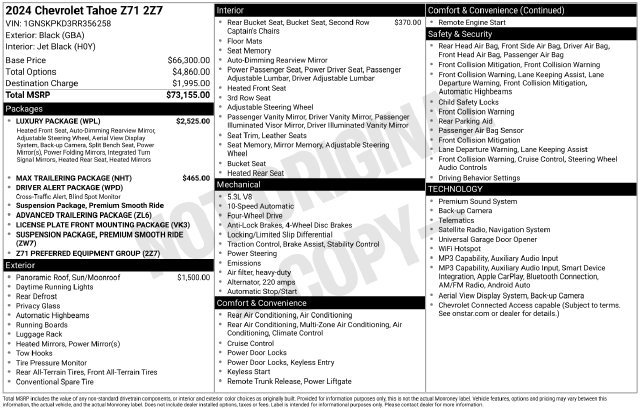 Used 2024 Black Chevrolet Z71 image 29