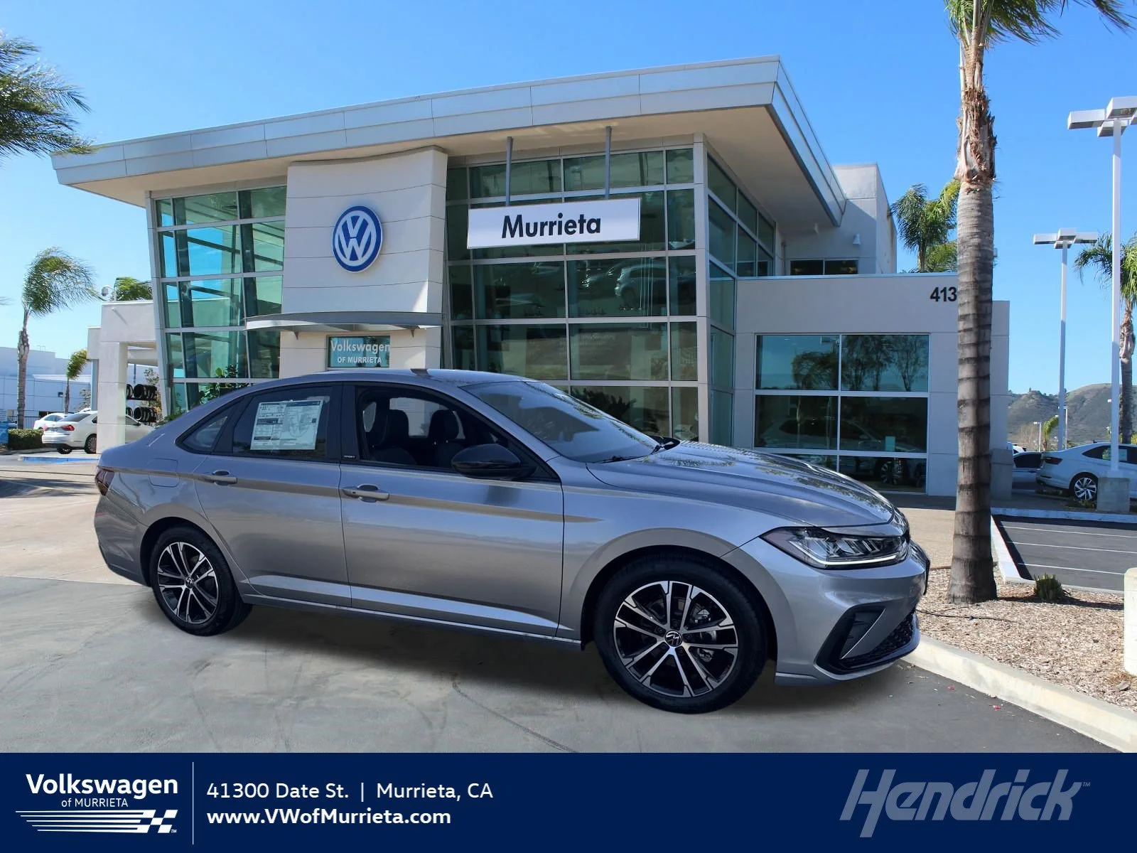 New 2027 Pyrite Silver Metallic Volkswagen Sport image 1