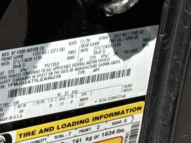 Used 2020 Black Ford Limited image 30
