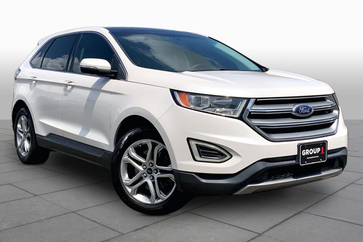 Used 2016 White Platinum Metallic Tri-Coat Ford Titanium image 3