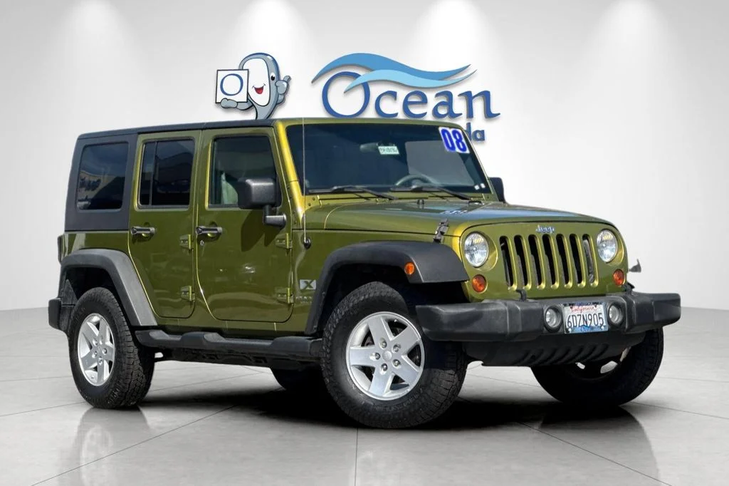 Used 2008 Jeep Wrangler Unlimited X with VIN 1J4GA39138L606017 for sale in Soquel, CA
