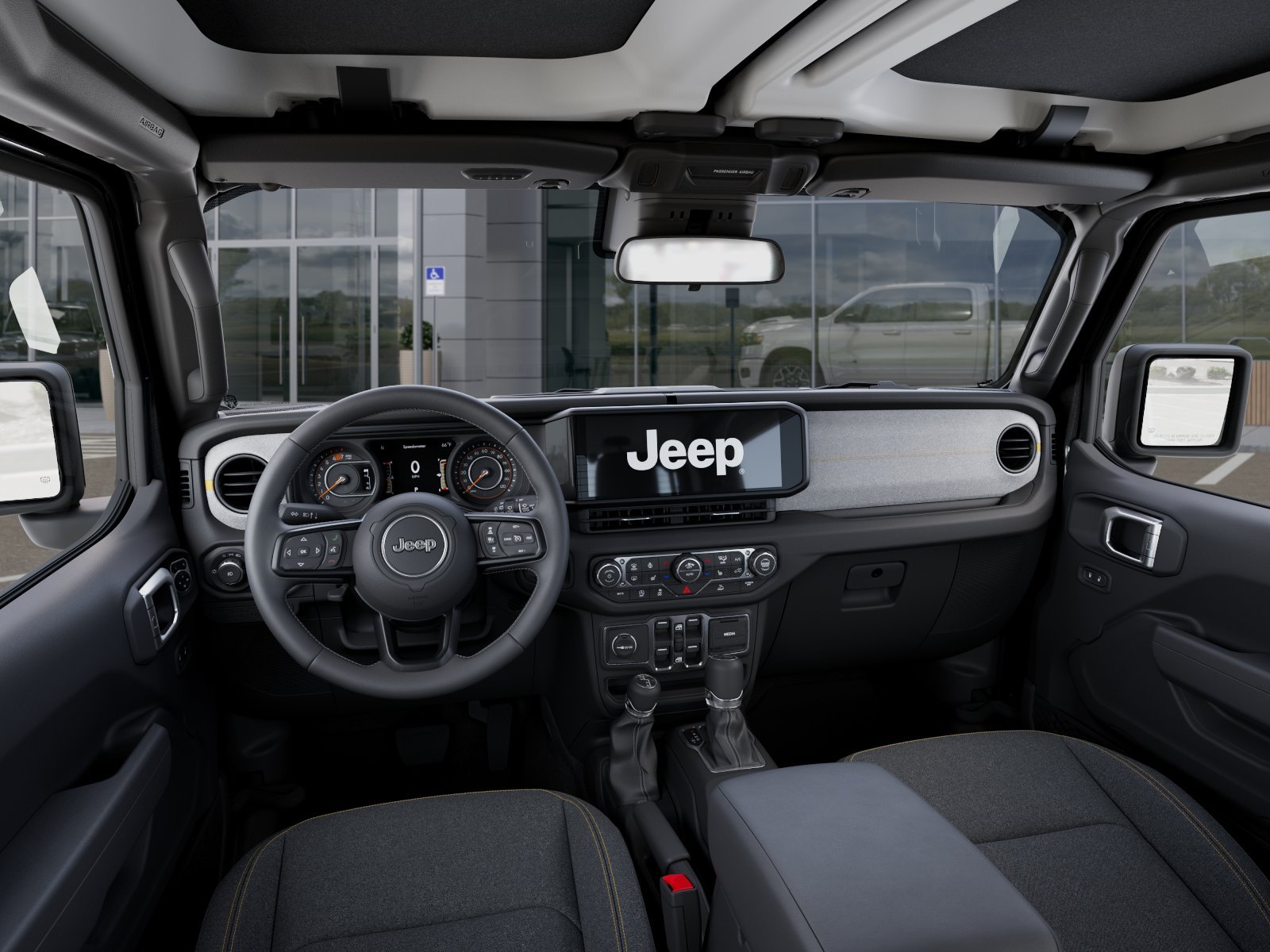 New 2026 Granite Crystal Metallic Clear-Coat Exterior Paint Jeep Sport S image 40