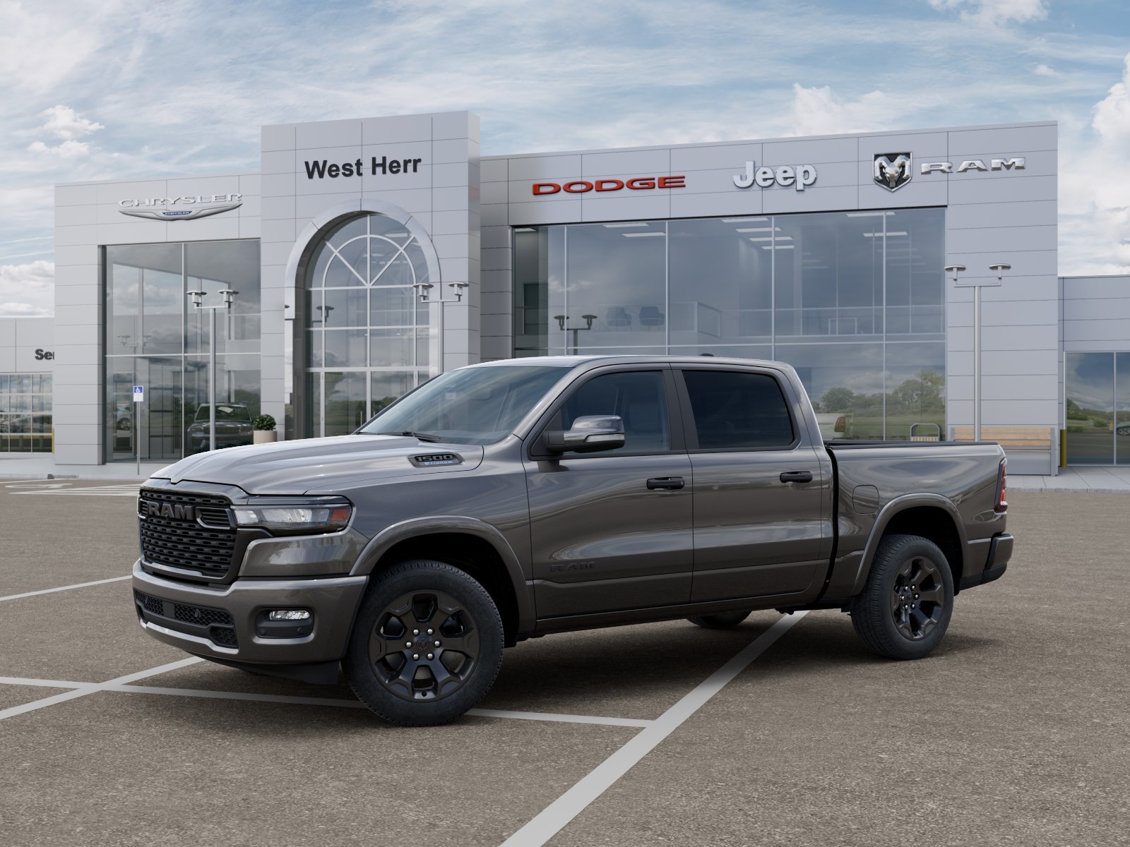 New 2026 Granite Crystal Metallic Clearcoat RAM Big Horn image 2