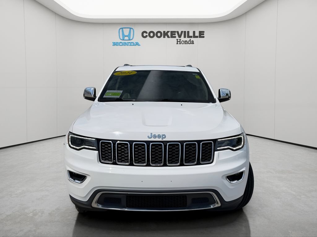 Used 2021 Bright White Clearcoat Jeep Limited image 4