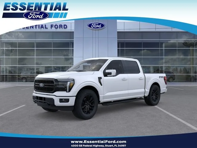 New 2026 Star White Metallic Tri-Coat Ford Lariat® image 1