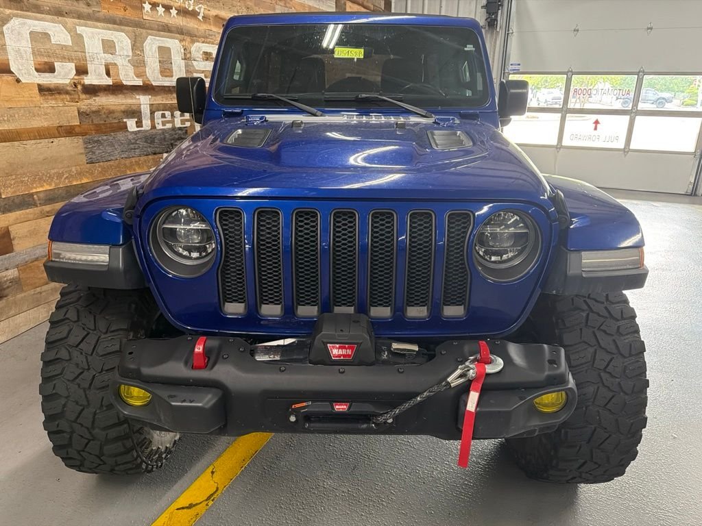 Used 2018 Ocean Blue Metallic Jeep Unlimited Rubicon image 3