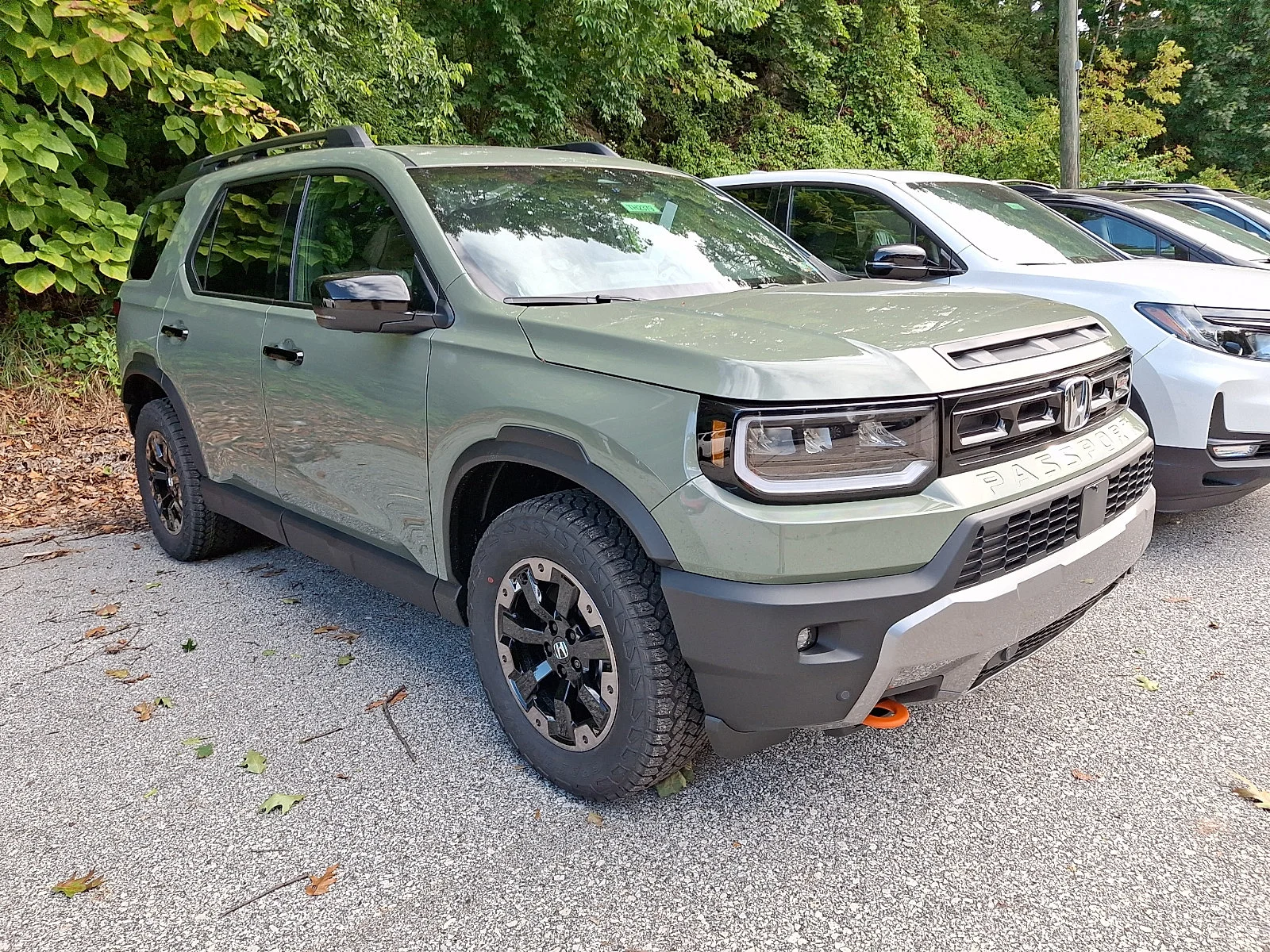 New 2026 Ash Green Metallic Honda TrailSport Elite Blackout image 3