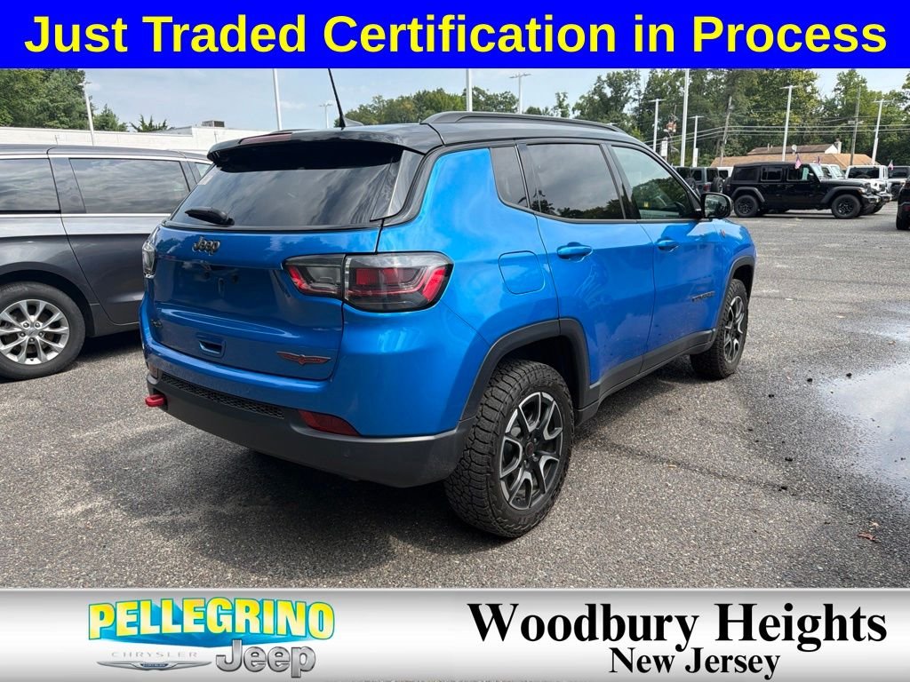 Certified Used 2025 Blue Jeep Trailhawk image 4