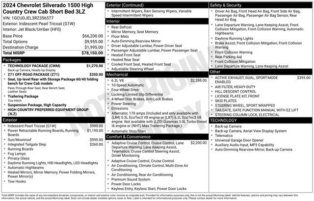 2024 Chevrolet Silverado 1500 High Country
