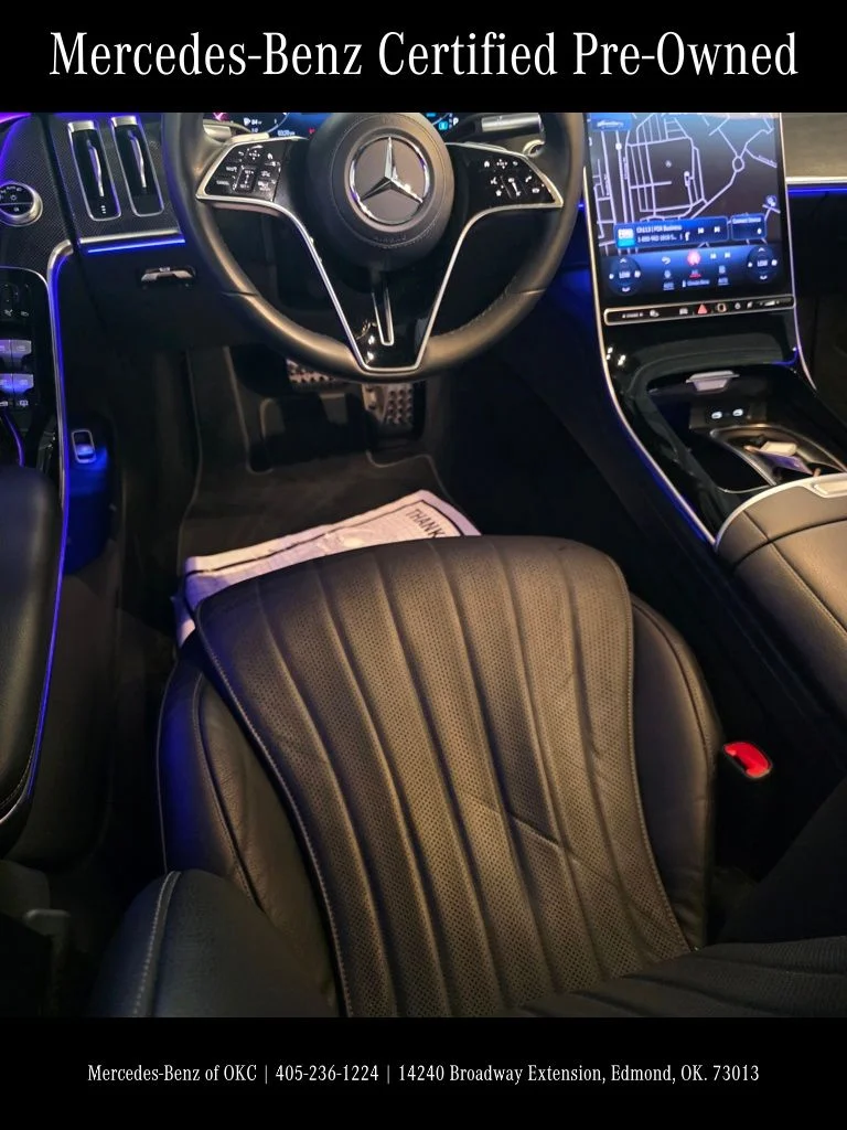 Certified Used 2022 Blue Mercedes-Benz S 580 image 11