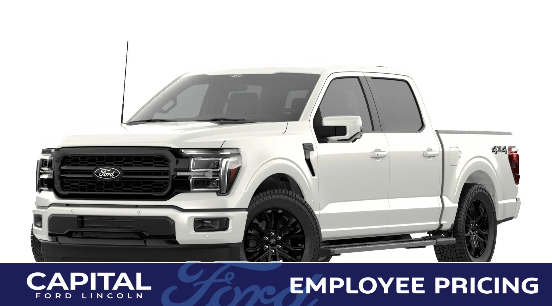 New 2026 STAR WHITE METALLIC TRICOAT Ford LARIAT image 1