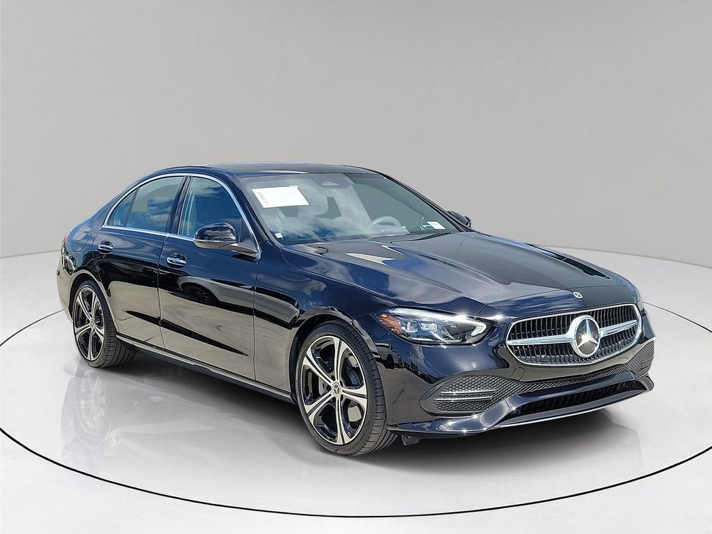 Certified Used 2022 Black Mercedes-Benz C 300 image 1