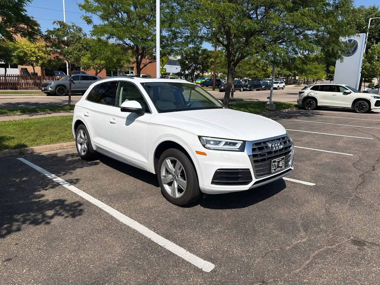 Used 2019 Ibis White Audi Premium Plus image 3