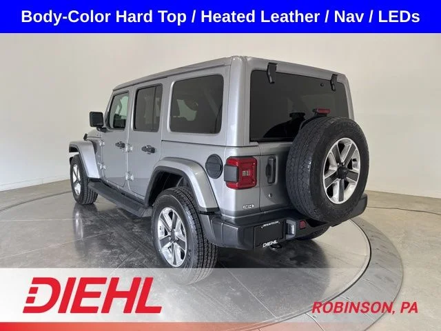 Used 2020 Silver Jeep Unlimited Sahara image 3