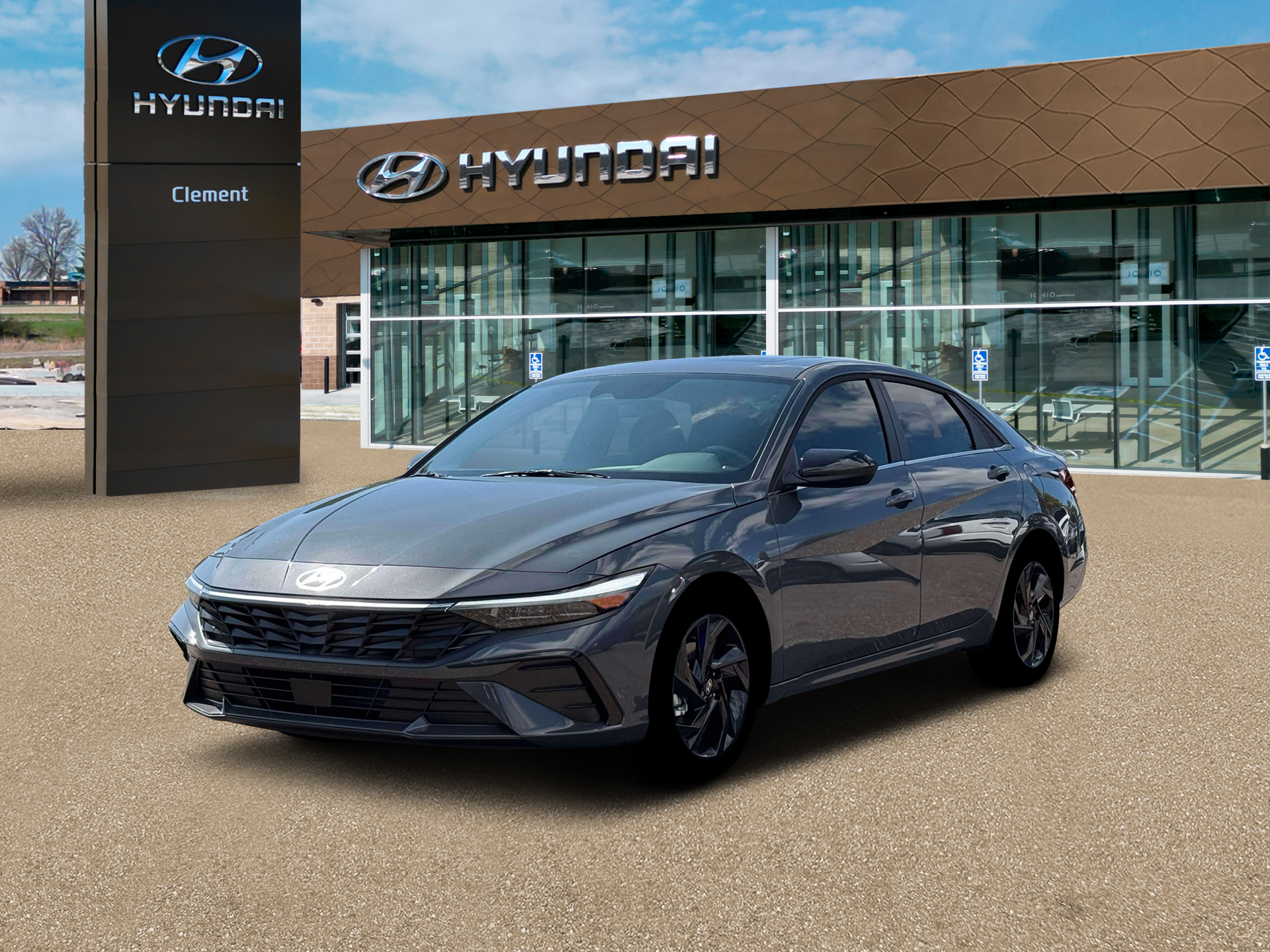 New 2026 Gray Hyundai SEL Sport image 1