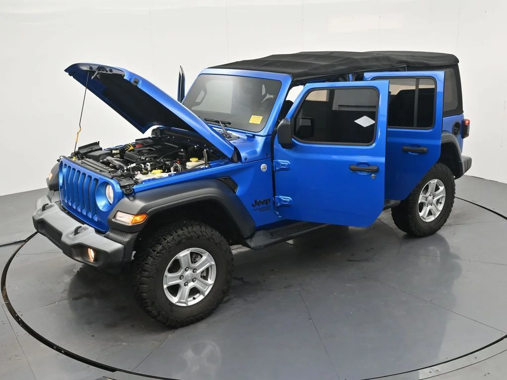 Used 2021 Blue Jeep Unlimited Sport S image 39