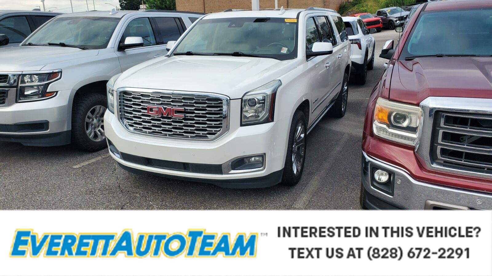 Used 2018 WHITE FROST TRICOAT GMC Denali image 1