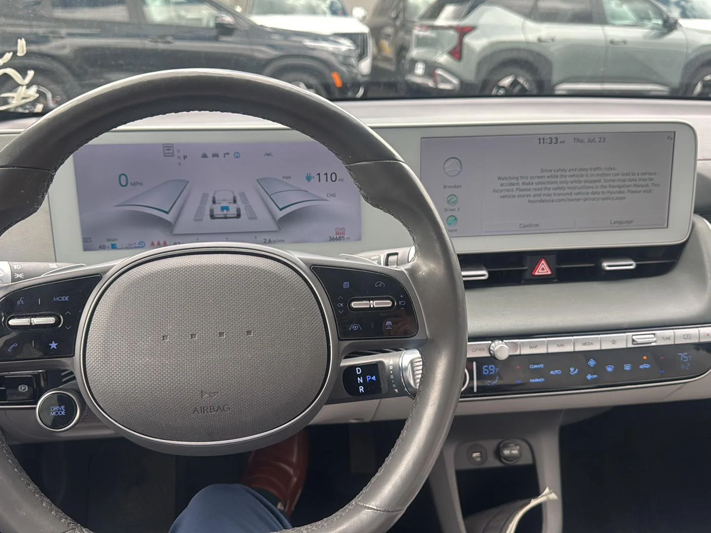 Used 2023 Digital Teal Hyundai SEL image 10