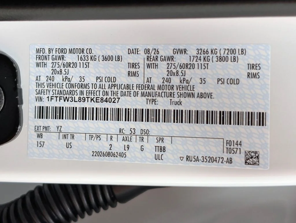 New 2026 Oxford White Ford XLT image 31