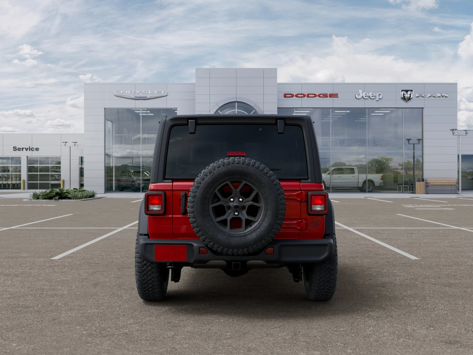 New 2026 Firecracker Red Clear-Coat Exterior Paint Jeep Willys image 33