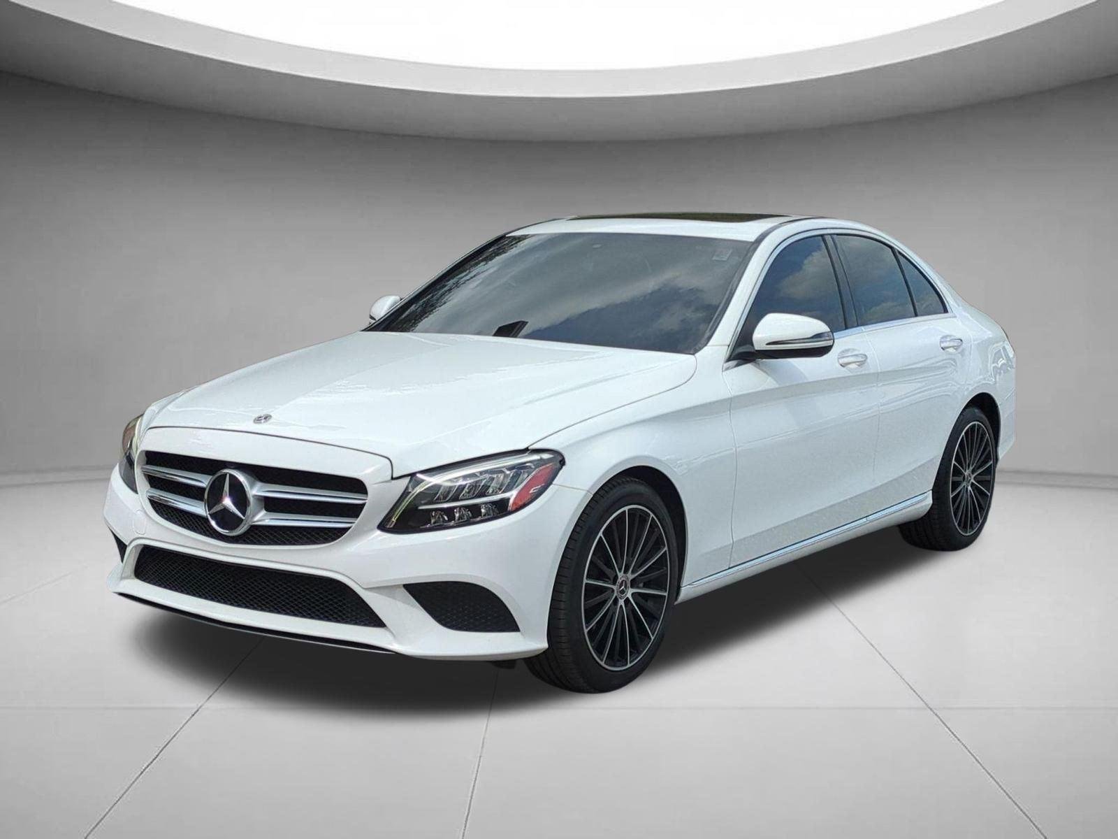 Used 2021 Polar White Mercedes-Benz C 300 image 1
