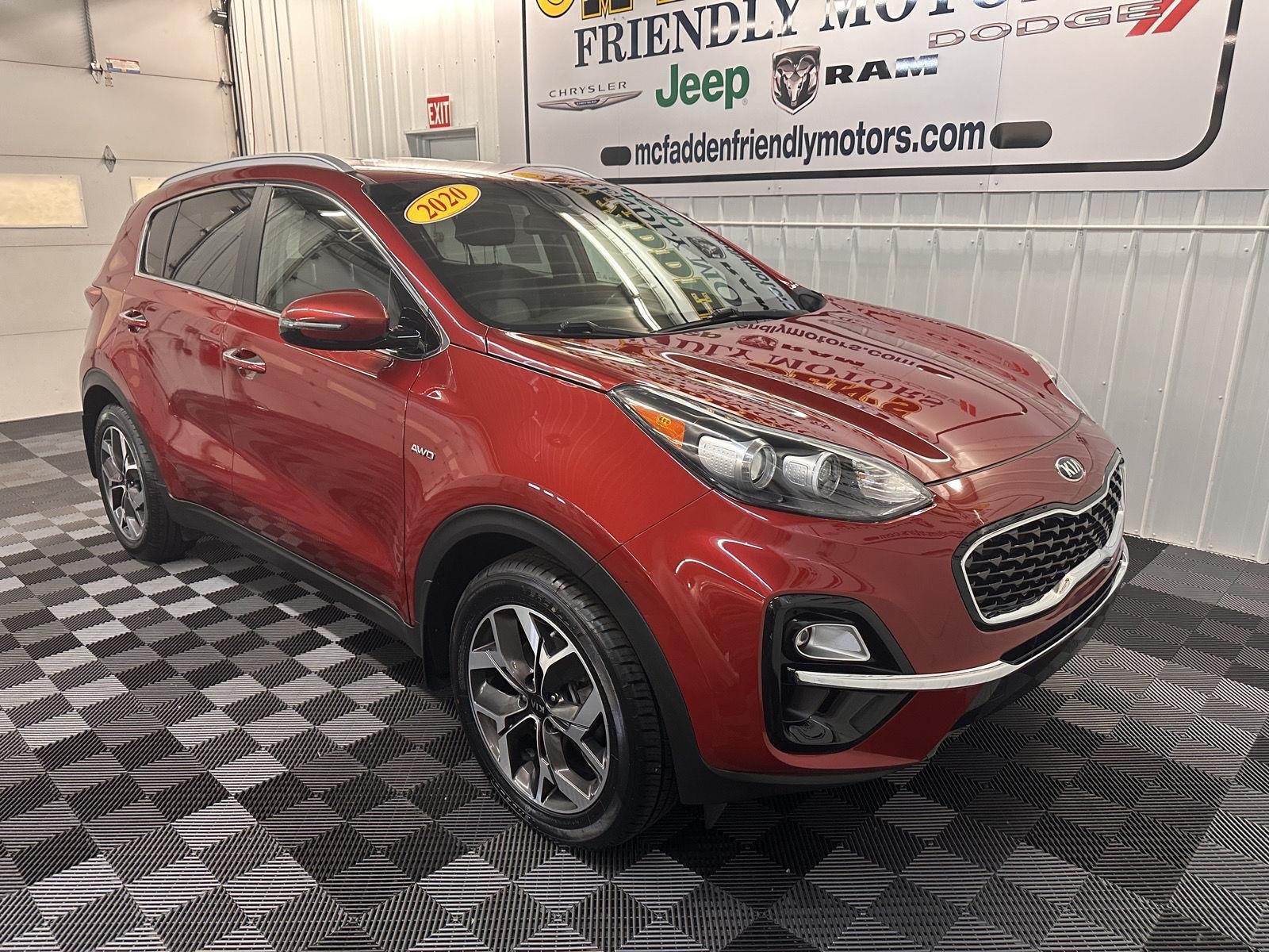 Used 2020 Kia Sportage EX with VIN KNDPNCACXL7708844 for sale in South Haven, MI