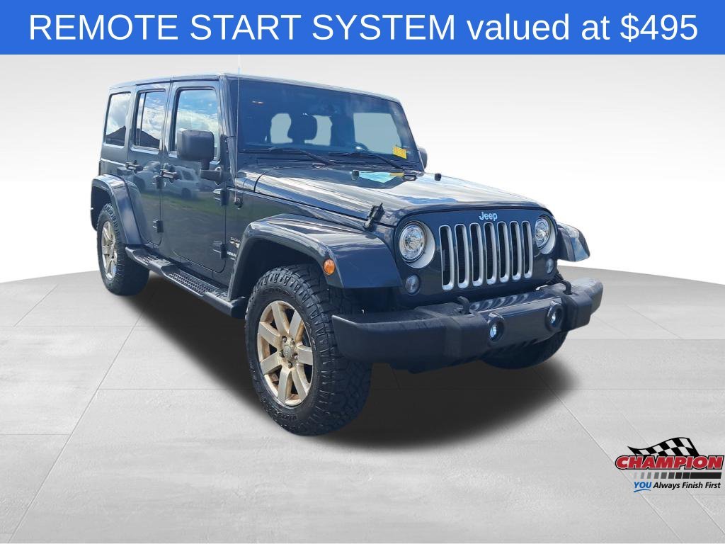 Used 2017 Black Jeep Unlimited Sahara image 9