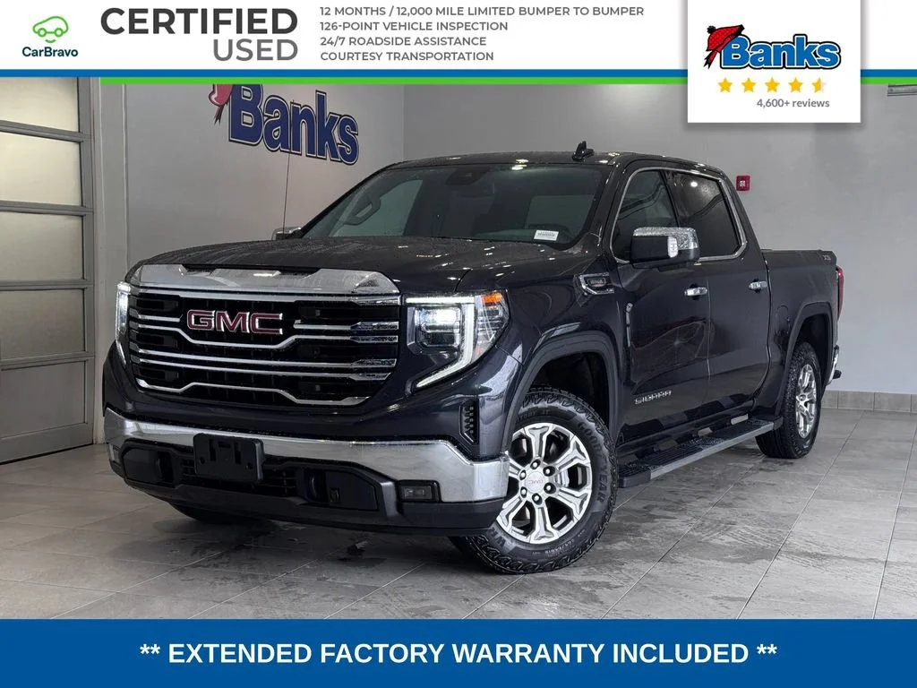 Certified Used 2024 Titanium Rush Metallic GMC SLT image 1