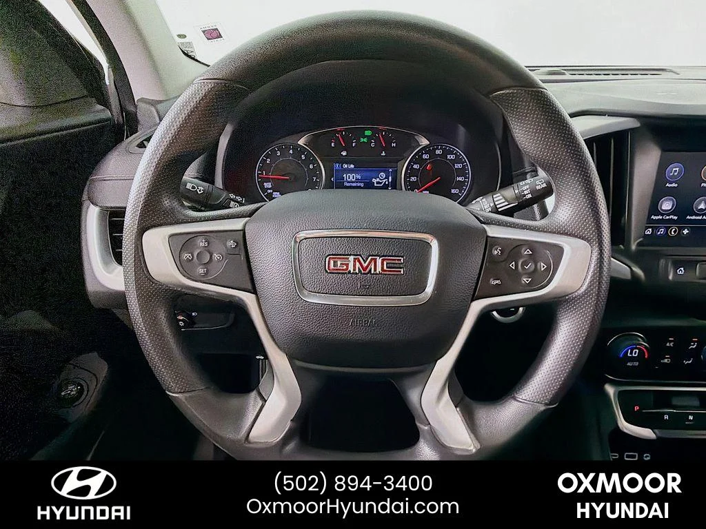 Used 2022 Ebony Twilight Metallic GMC SLE image 11