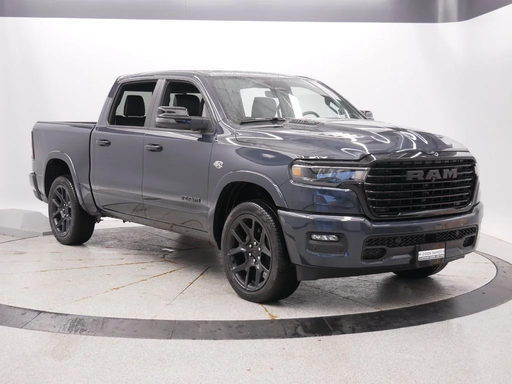 New 2026 Forged Blue Metallic Exterior Paint Ram Laramie image 9