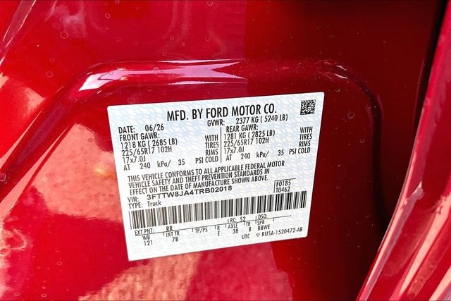 New 2026 Ruby Red Metallic Tinted Clearcoat Ford XLT image 14