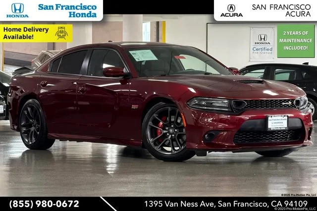 Used 2021 Octane Red Pearlcoat Dodge R/T Scat Pack image 1