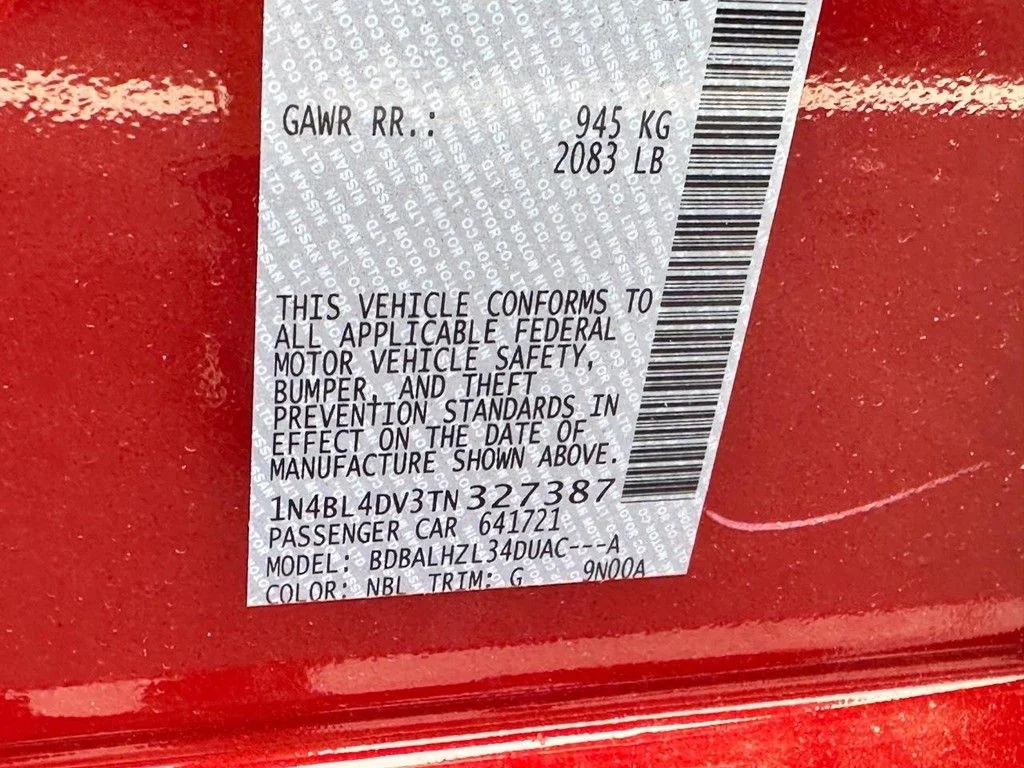 New 2026 Scarlet Ember Tintcoat Nissan SV Special Edition image 15