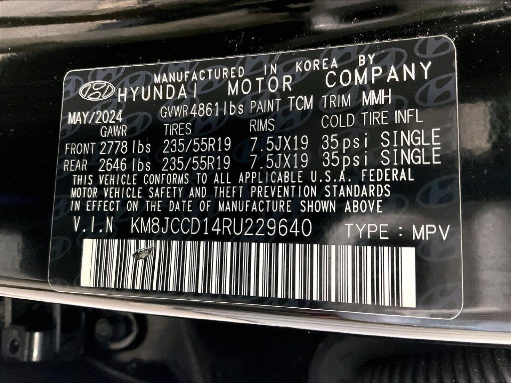 Used 2024 Black Hyundai SEL Convenience image 37