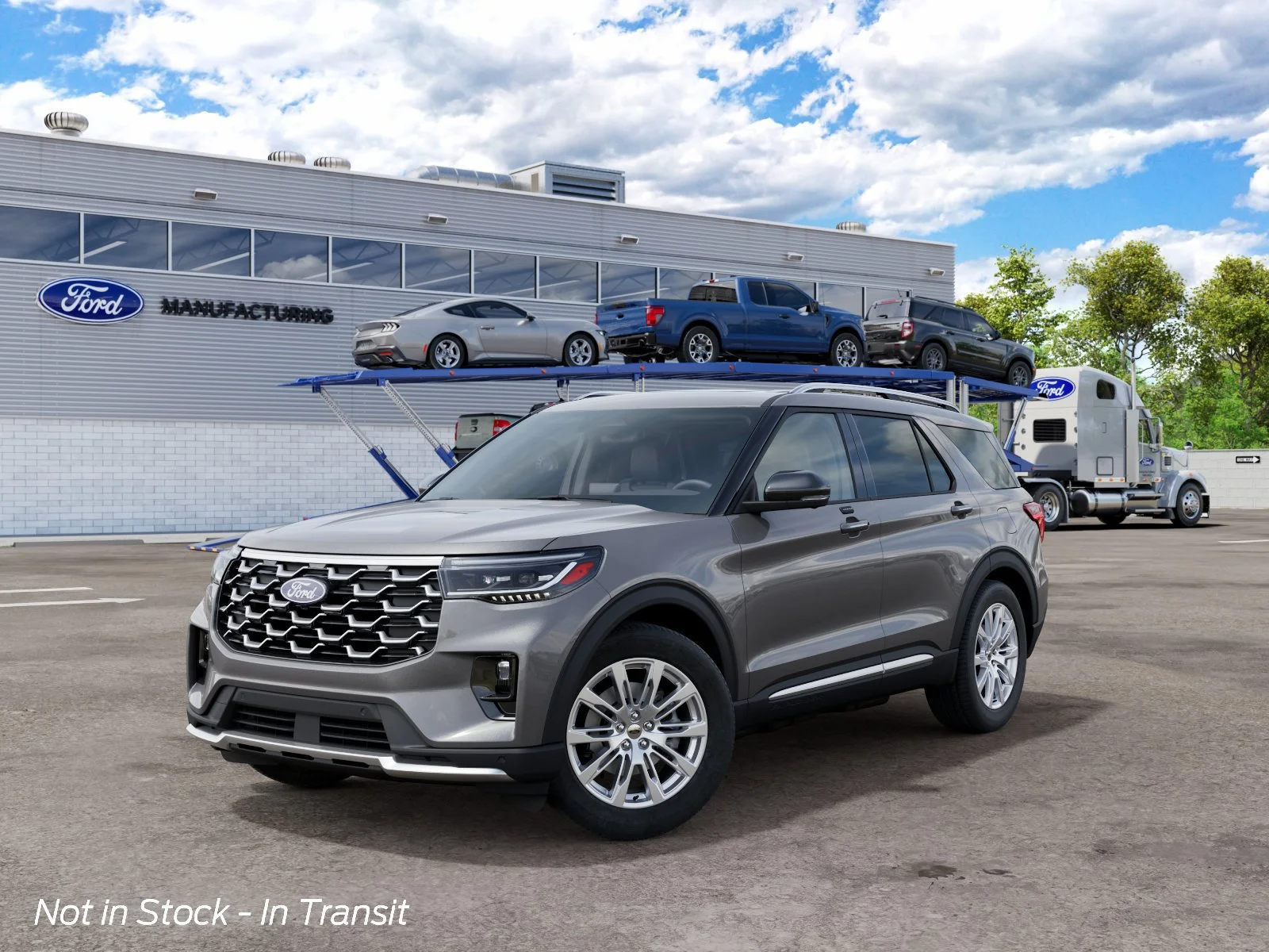 New 2027 Gray Ford Platinum image 2