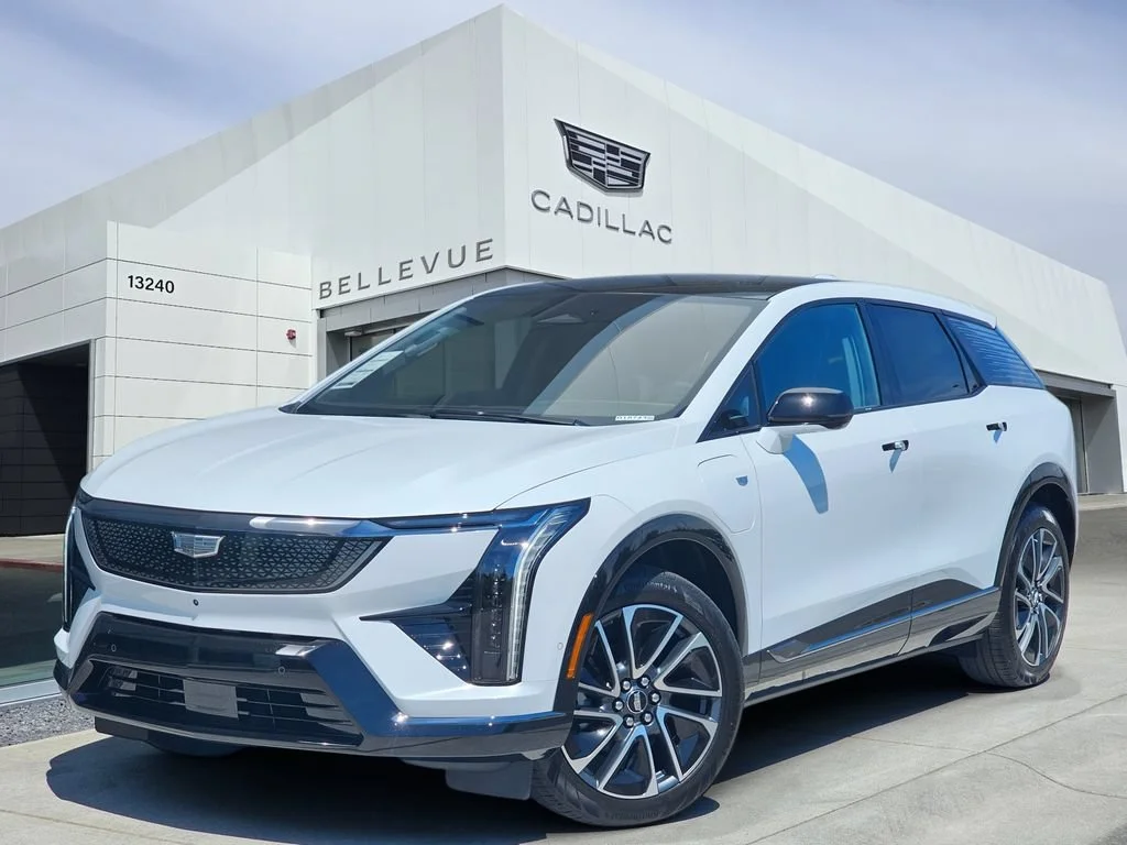 New 2026 Vibrant White Tricoat Cadillac Sport image 1