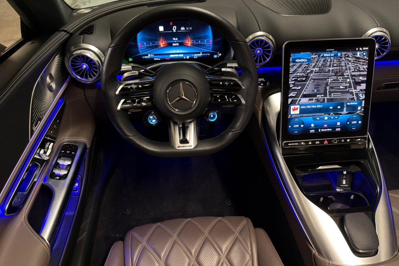 Certified Used 2022 MANUFAKTUR Alpine Grey Mercedes-Benz AMG® SL 63 image 14