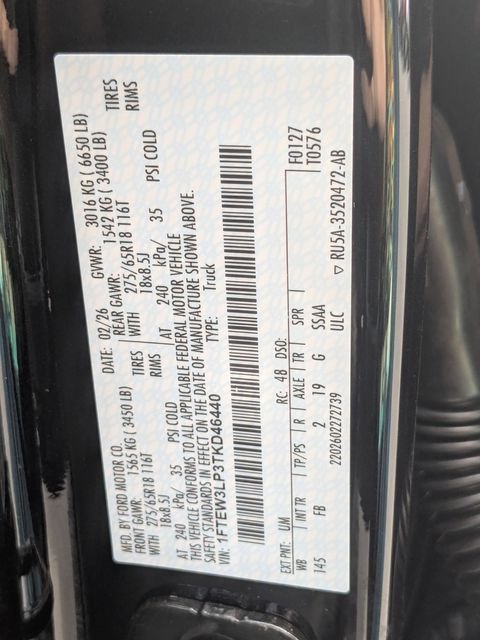 New 2026 Agate Black Metallic Ford XLT image 25
