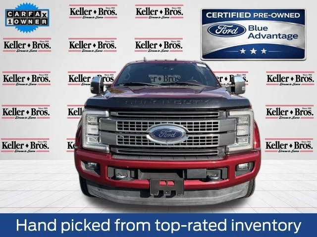 Certified Used 2019 Red Ford Platinum image 2