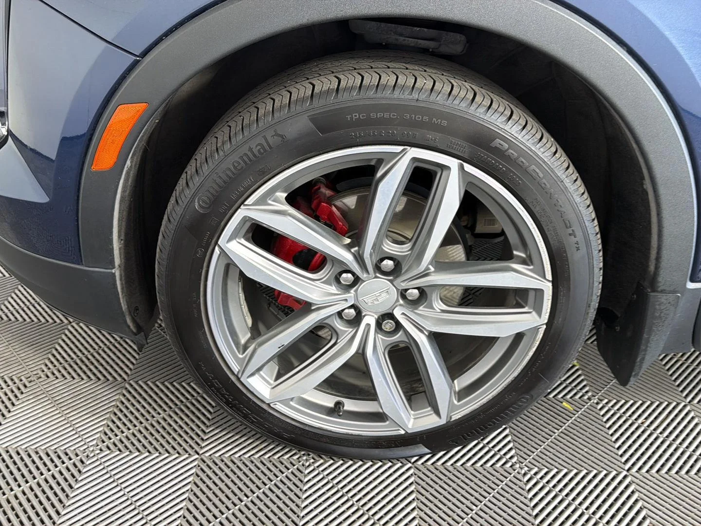 Used 2021 Twilight Blue Metallic Cadillac AWD Sport image 16