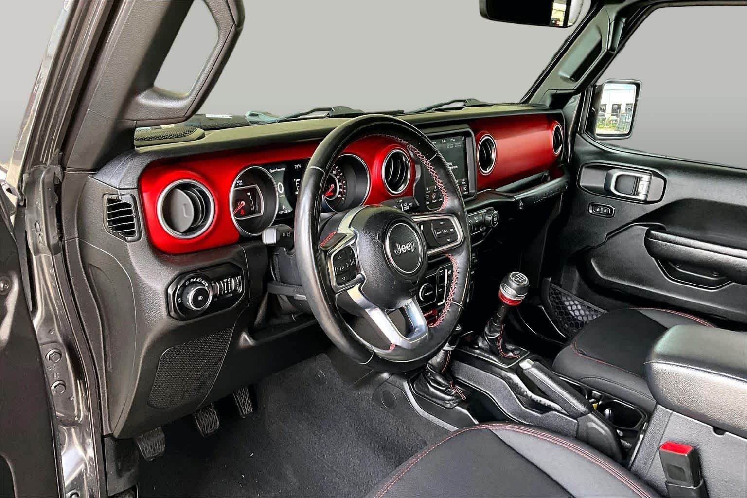 Used 2020 Granite Crystal Metallic Clearcoat Jeep Rubicon image 17