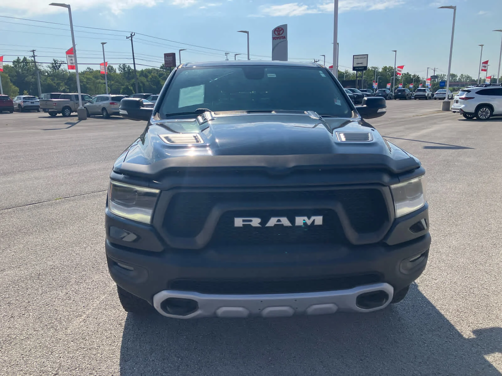 Used 2019 Diamond Black Crystal Pearlcoat Ram Rebel image 2