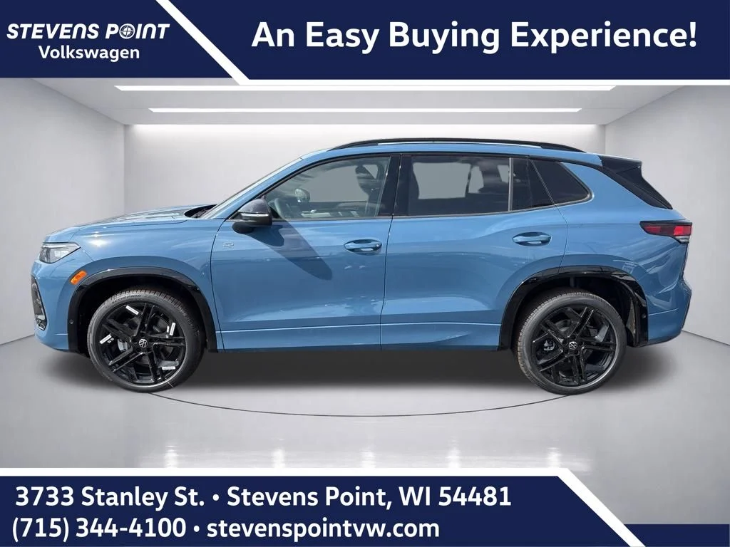 New 2026 Monterey Blue Pearl Volkswagen 2.0T SE R-Line Black image 2