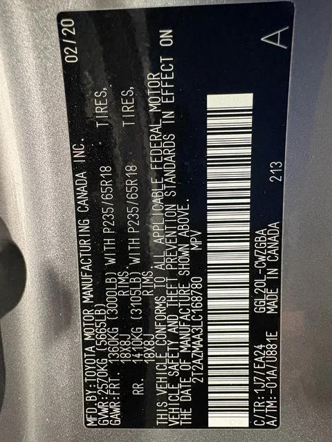 Certified Used 2020 Silver Lexus 350 image 32