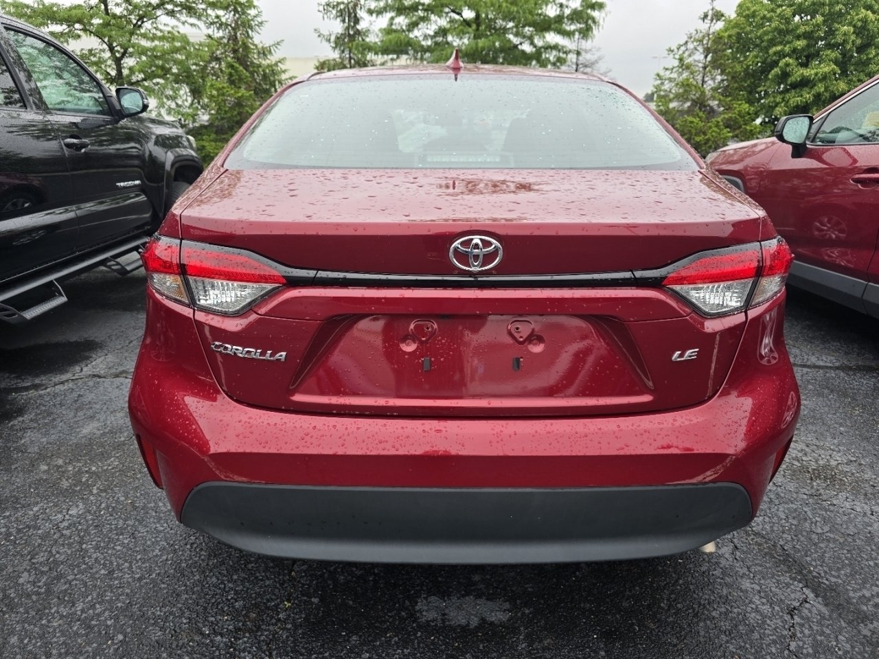 Certified Used 2025 Red Toyota LE image 6
